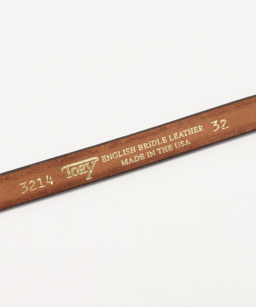FRAMeWORK(フレームワーク)の「TORY LEATHER/トリーレザー 3/4WIDE PLAIN CREASED BELT(ベルト・レディース・ブラウン/キャメル・FREE)」の6枚目の写真
