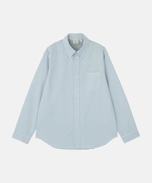 Gramicci(グラミチ)の「CLASSIC OXFORD THERMOLITE SHIRT|クラシックオックスフォードサーモライトシャツ(シャツ/ブラウス・メンズ・イエロー系/スカイブルー系/アイボリー系・S/M/L/XL)」の18枚目の写真