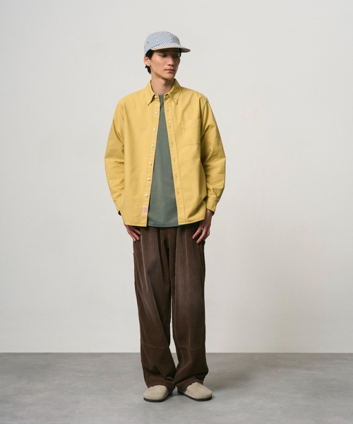 Gramicci(グラミチ)の「CLASSIC OXFORD THERMOLITE SHIRT|クラシックオックスフォードサーモライトシャツ(シャツ/ブラウス・メンズ・イエロー系/スカイブルー系/アイボリー系・S/M/L/XL)」の14枚目の写真