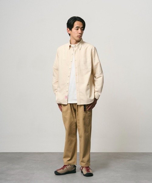 Gramicci(グラミチ)の「CLASSIC OXFORD THERMOLITE SHIRT|クラシックオックスフォードサーモライトシャツ(シャツ/ブラウス・メンズ・イエロー系/スカイブルー系/アイボリー系・S/M/L/XL)」の12枚目の写真