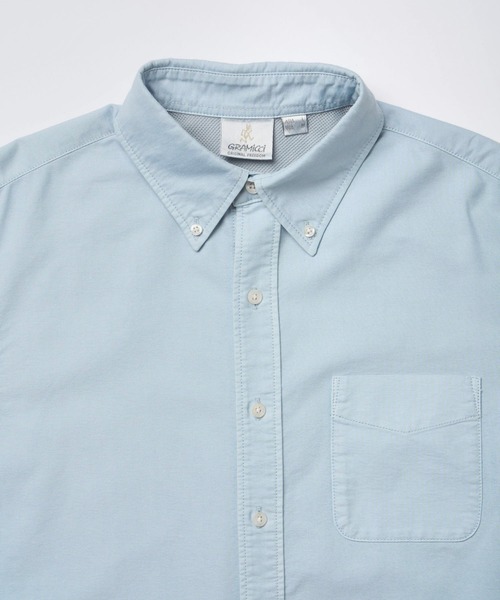 Gramicci(グラミチ)の「CLASSIC OXFORD THERMOLITE SHIRT|クラシックオックスフォードサーモライトシャツ(シャツ/ブラウス・メンズ・イエロー系/スカイブルー系/アイボリー系・S/M/L/XL)」の20枚目の写真