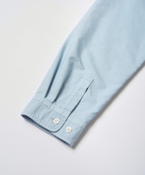 Gramicci(グラミチ)の「CLASSIC OXFORD THERMOLITE SHIRT|クラシックオックスフォードサーモライトシャツ(シャツ/ブラウス・メンズ・イエロー系/スカイブルー系/アイボリー系・S/M/L/XL)」の4枚目の写真