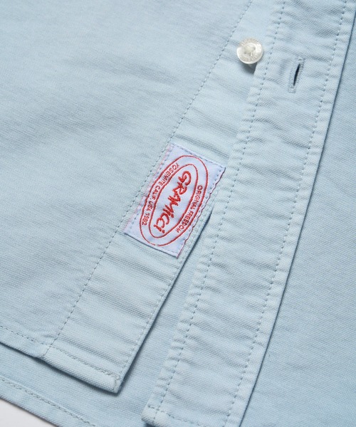Gramicci(グラミチ)の「CLASSIC OXFORD THERMOLITE SHIRT|クラシックオックスフォードサーモライトシャツ(シャツ/ブラウス・メンズ・イエロー系/スカイブルー系/アイボリー系・S/M/L/XL)」の7枚目の写真