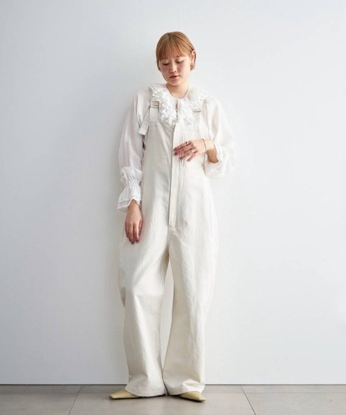 anuke（アンヌーク）の「2way Frill Blouse（シャツ/ブラウス・レディース・ホワイト/ブラック・FREE）」の22枚目の写真