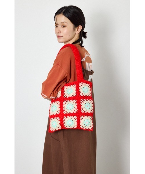 RODEO CROWNS WIDE BOWL（ロデオクラウンズワイドボウル）の「KAGIAMI BAG（トートバッグ・レディース・ブラウン系その他/レッド系その他/ブラック系その他・FREE）」の13枚目の写真