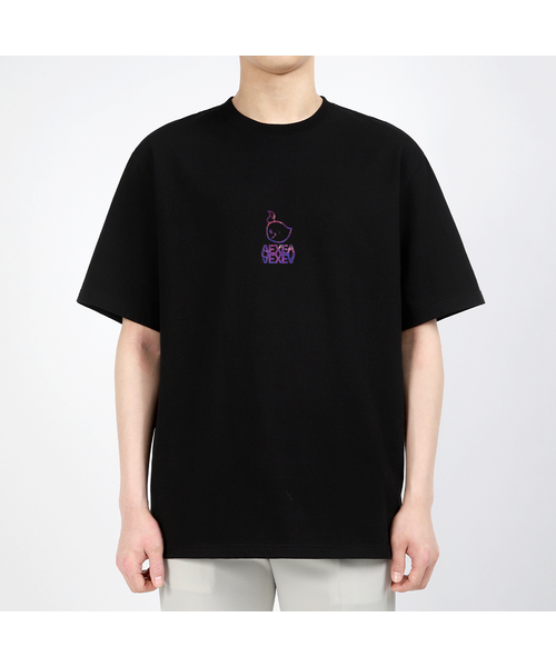 AEXEA(アクシー)の「ポキパープル 半袖Tシャツ E04BRD_ABX10227(Tシャツ/カットソー・メンズ・グレー系その他/ブルー/ホワイト/ブラック・L/M/S/XL)」の3枚目の写真