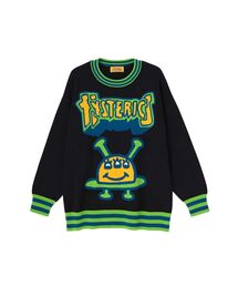 HYSTERIC GLAMOUR | HYSTERIC UFO編込 セーター(ニット/セーター)