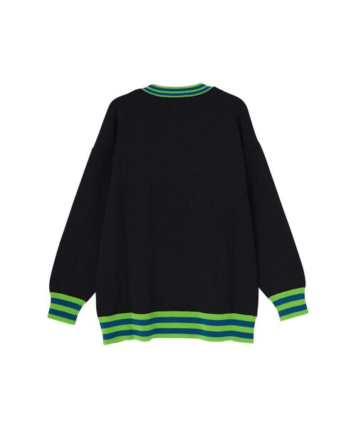 HYSTERIC GLAMOUR(ヒステリックグラマー)の「HYSTERIC UFO編込 セーター(ニット/セーター・レディース・ブルー/グリーン/ブラック・FREE)」の6枚目の写真