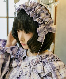 セール】【クティールとレトロ】チェックティアードミニワンピース