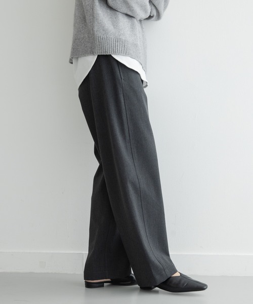 URBAN RESEARCH Sonny Label(アーバンリサーチサニーレーベル)の「TRイージーカーブパンツ(その他パンツ・レディース・ブラウン/チャコールグレー・36/38)」の12枚目の写真