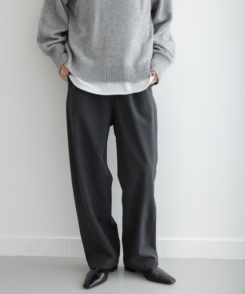 URBAN RESEARCH Sonny Label(アーバンリサーチサニーレーベル)の「TRイージーカーブパンツ(その他パンツ・レディース・ブラウン/チャコールグレー・36/38)」の13枚目の写真