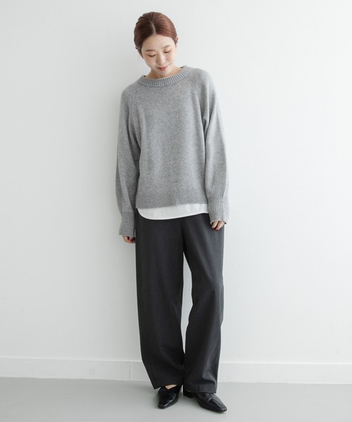 URBAN RESEARCH Sonny Label(アーバンリサーチサニーレーベル)の「TRイージーカーブパンツ(その他パンツ・レディース・ブラウン/チャコールグレー・36/38)」の15枚目の写真