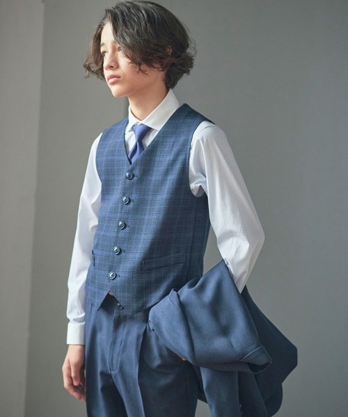 卒業式 卒服 発表会 】【WEB限定】ベスト付きスリーピーススーツセット