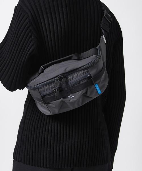 CIE(シー)の「【CIE】GRID0 WAIST PACK(ボディバッグ/ウエストポーチ・メンズ・ブラック・FREE)」の15枚目の写真