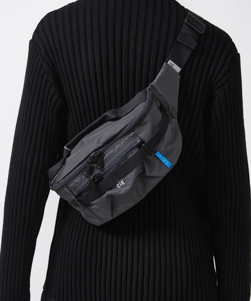CIE(シー)の「【CIE】GRID0 WAIST PACK(ボディバッグ/ウエストポーチ・メンズ・ブラック・FREE)」の17枚目の写真