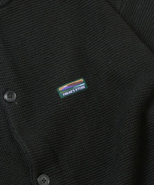 FREAK'S STORE(フリークスストア)の「限定展開 リラックスフィット ワンポイントロゴ クルーネック カーディガン(ニット/セーター・メンズ・ブラウン/チャコールグレー/ネイビー/ブラック・MEDIUM/LARGE/SMALL)」の7枚目の写真