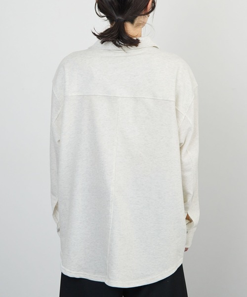 STELLA FISH(ステラフィッシュ)の「ライトスウェットオーバーシャツ(Tシャツ/カットソー・レディース・ベージュ/ブラック/オートミール・FREE)」の10枚目の写真