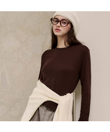 MATI ベーシック ロングスリーブ ラウンドTシャツ(全5色)