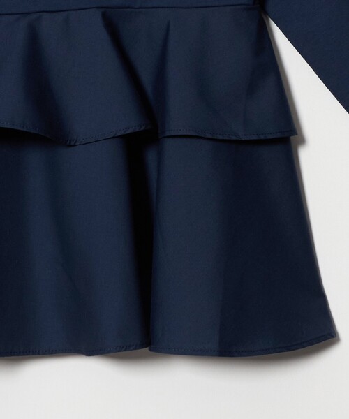 BEAUTY&YOUTH UNITED ARROWS(ビューティーアンドユースユナイテッドアローズ)の「【WEB限定】ペプラム 9分袖 プルオーバー(Tシャツ/カットソー・レディース・ネイビー/ナチュラル/ブラック・FREE)」の7枚目の写真