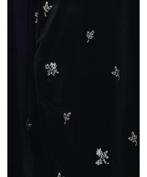 Te chichi（テチチ）の「花柄刺繍ベロアイージーパンツ（その他パンツ・レディース・ブラック/ベージュ・F）」の16枚目の写真