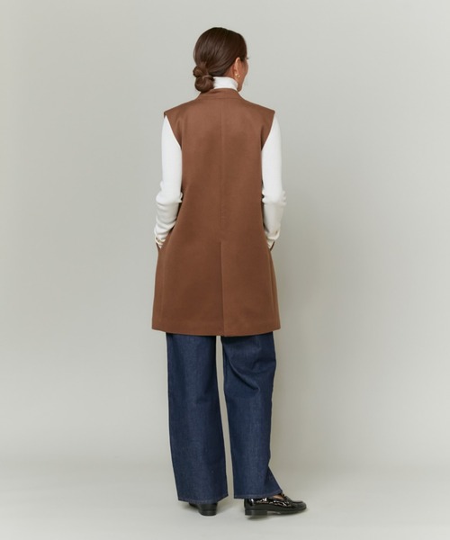 INED(イネド)の「【大草直子コラボ】カシミヤジレジャケット《COLOMBO/コロンボ》(テーラードジャケット・レディース・ブラウン系/ネイビー・9号/7号)」の9枚目の写真