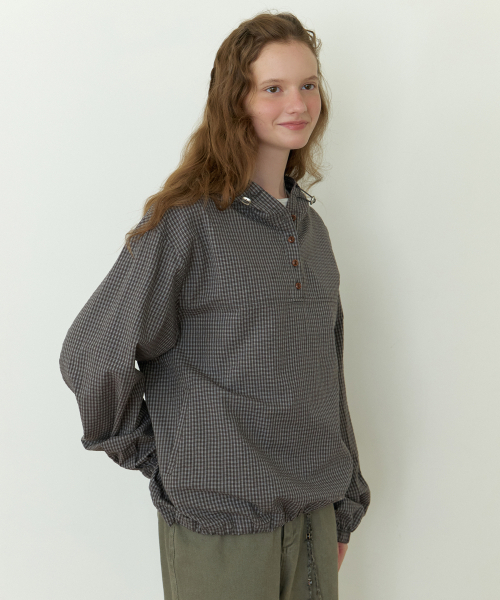 THEMITTEN（ザ・ミトン）の「Oar フーディ チェックアノラック（ローデン）（ナイロンジャケット・レディース・その他・FREE）」の3枚目の写真