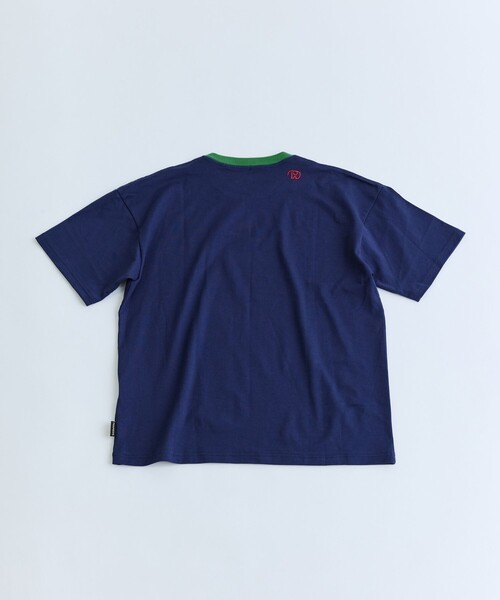 FRAPBOIS（フラボア）の「《DOMDOMコラボ》バーガーTシャツ（Tシャツ/カットソー・レディース・ホワイト/ネイビー・1/2）」の6枚目の写真