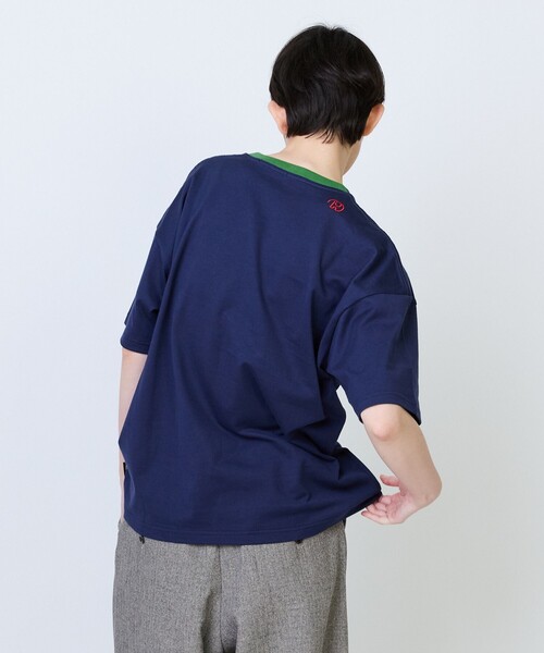 FRAPBOIS（フラボア）の「《DOMDOMコラボ》バーガーTシャツ（Tシャツ/カットソー・レディース・ホワイト/ネイビー・1/2）」の17枚目の写真