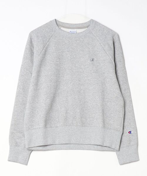 Champion（チャンピオン）の「Champion/RAGLAN SLEEVE SWEATSHIRT（スウェット・レディース・オートミール/ライトブルー/ライトグレー・M）」の2枚目の写真