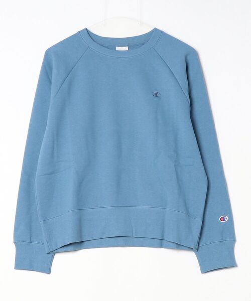 Champion（チャンピオン）の「Champion/RAGLAN SLEEVE SWEATSHIRT（スウェット・レディース・オートミール/ライトブルー/ライトグレー・M）」の3枚目の写真