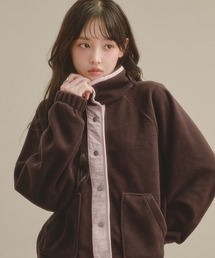 apres jour mignon（アプレジュールミニョン）の「フリースボアアソートブルゾン（ブルゾン）」