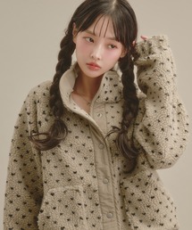 apres jour mignon（アプレジュールミニョン）の「フリースボアアソートブルゾン（ブルゾン）」
