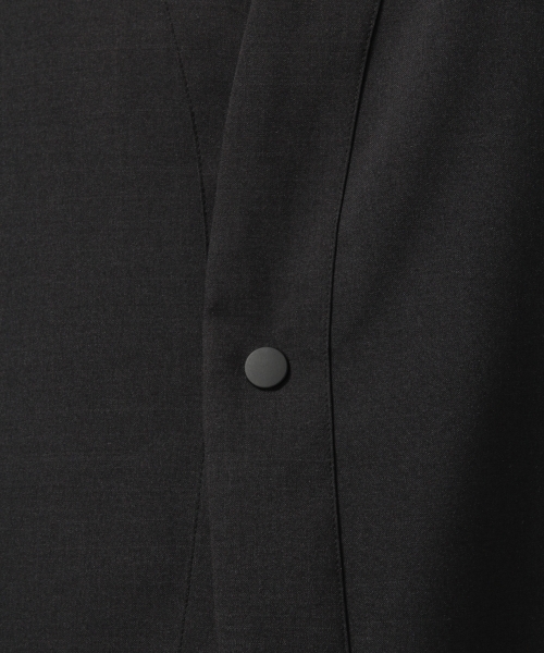 HARE（ハレ）の「フハク1ボタンシャツカーデ（HARE）（カーディガン/ボレロ・メンズ・ブラック/ネイビー/トップグレー・MEDIUM/SMALL）」の5枚目の写真