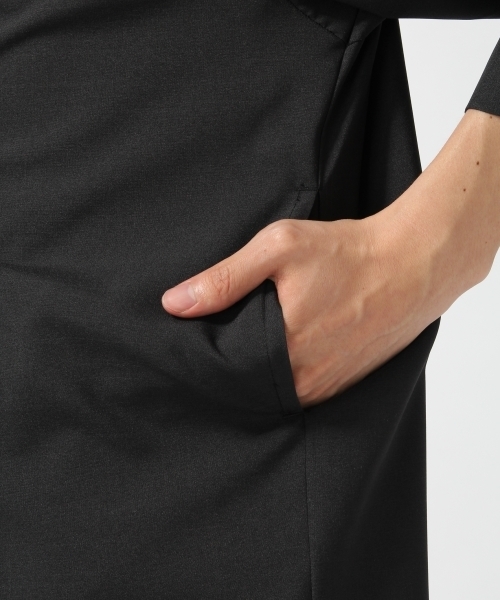 HARE（ハレ）の「フハク1ボタンシャツカーデ（HARE）（カーディガン/ボレロ・メンズ・ブラック/ネイビー/トップグレー・MEDIUM/SMALL）」の6枚目の写真