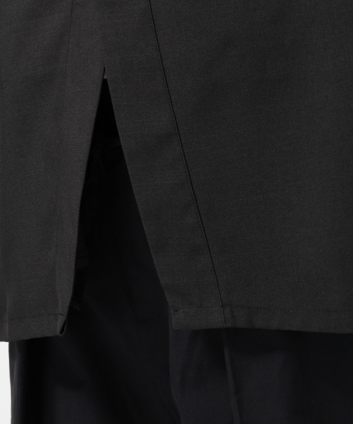 HARE（ハレ）の「フハク1ボタンシャツカーデ（HARE）（カーディガン/ボレロ・メンズ・ブラック/ネイビー/トップグレー・MEDIUM/SMALL）」の7枚目の写真