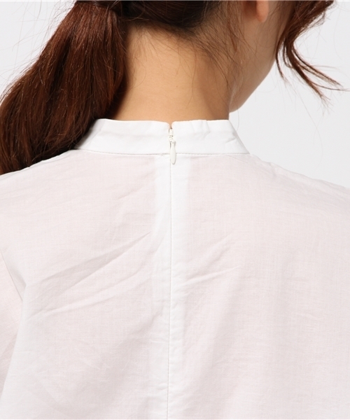 SLY（スライ）の「袖ギャザー BLOUSE（シャツ/ブラウス・レディース・オフホワイト/オレンジ系その他・2/1）」の7枚目の写真