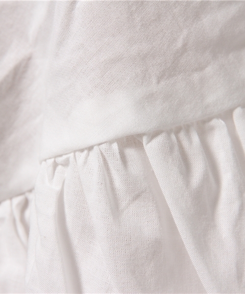 SLY（スライ）の「袖ギャザー BLOUSE（シャツ/ブラウス・レディース・オフホワイト/オレンジ系その他・2/1）」の10枚目の写真