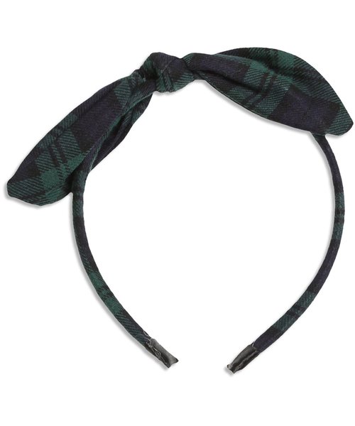 apres les cours（アプレレクール）の「リボンヘアカチューシャ（その他ヘアアクセサリー・キッズ・ネイビー/ブラック/レッド/ブルー・FREE）」の3枚目の写真