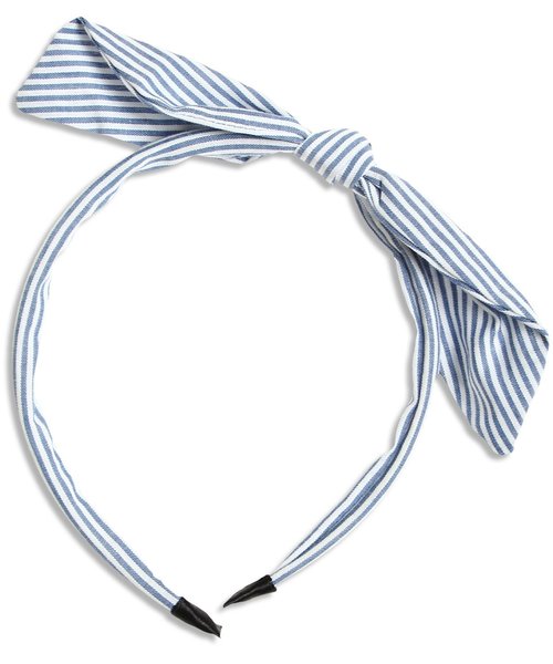 apres les cours（アプレレクール）の「リボンヘアカチューシャ（その他ヘアアクセサリー・キッズ・ネイビー/ブラック/レッド/ブルー・FREE）」の7枚目の写真