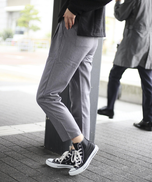 Denime(ドゥニーム)の「2タック無地フランネルパンツ(その他パンツ・レディース・グレー/ブラック・SMALL/MEDIUM)」の15枚目の写真