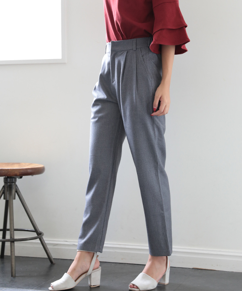 Denime(ドゥニーム)の「2タック無地フランネルパンツ(その他パンツ・レディース・グレー/ブラック・SMALL/MEDIUM)」の17枚目の写真