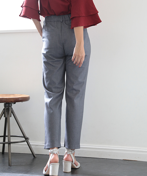 Denime(ドゥニーム)の「2タック無地フランネルパンツ(その他パンツ・レディース・グレー/ブラック・SMALL/MEDIUM)」の19枚目の写真