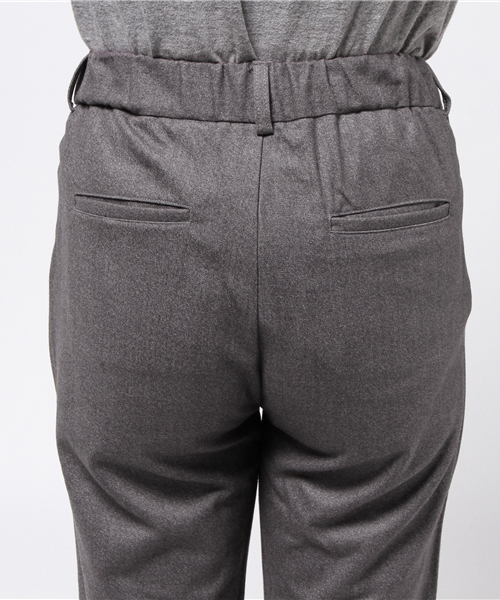 Denime(ドゥニーム)の「2タック無地フランネルパンツ(その他パンツ・レディース・グレー/ブラック・SMALL/MEDIUM)」の8枚目の写真