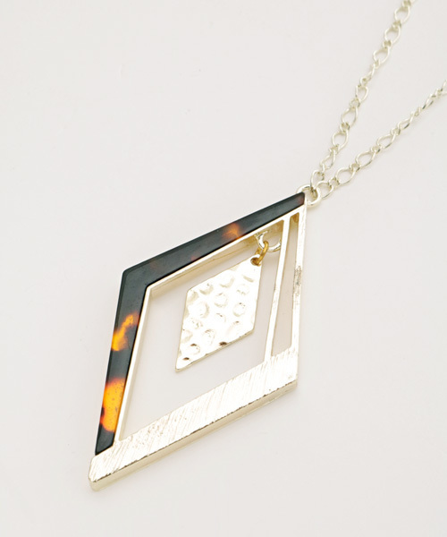 チャイハネ（チャイハネ）の「【チャイハネ】ジオメトリックフレームネックレス（ネックレス・レディース・その他1/その他2/その他3・FREE）」の11枚目の写真