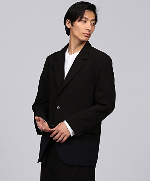 EN ROUTE（アンルート）の「ENR ポリエステルシャンタン2Bジャケット 