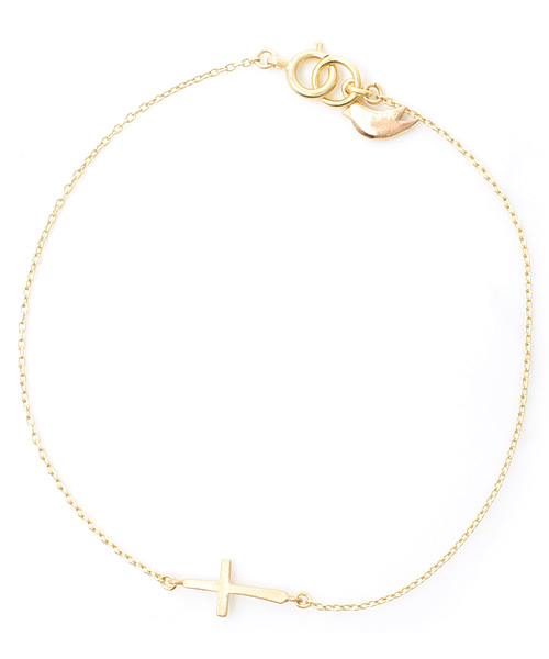 Demi-Luxe BEAMS(デミルクス ビームス)の「mikia / クロス付チェーン ブレスレット(ブレスレット・レディース・ゴールド・ONE SIZE)」の1枚目の写真