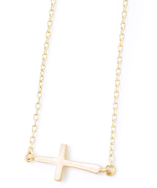 Demi-Luxe BEAMS(デミルクス ビームス)の「mikia / クロス付チェーン ブレスレット(ブレスレット・レディース・ゴールド・ONE SIZE)」の2枚目の写真