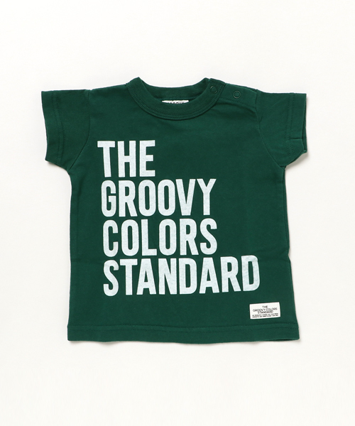 GROOVY COLORS（グルービーカラーズ）の「ＧＲＯＯＶＹ　ＳＴＡＮＤＡＲＤ　半袖Tシャツ（Tシャツ/カットソー・キッズ・ネイビー/ホワイト/レッド/グリーン・140/90/120/100/80/110/130）」の3枚目の写真