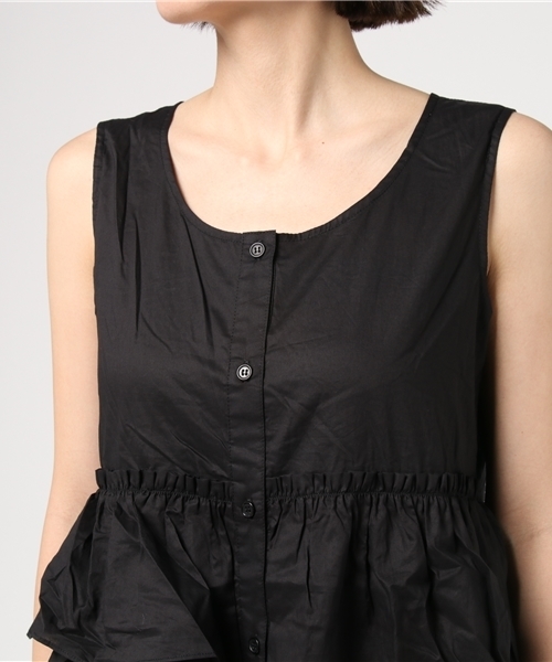 MERLOT（メルロー）の「ティアードアシメフリルワンピース1010（ワンピース・レディース・ブラック/カーキ/レッド・FREE）」の16枚目の写真