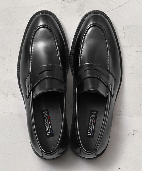 GUIONNET(ギオネ)の「GUIONNET LOAFER ギオネ ローファー ビジネス 革靴(ローファー・メンズ・ブラック・26.0cm/25.5cm/26.5cm/27.0cm/27.5cm/29.0cm/24.0cm/30.0cm/28.0cm/25.0cm/24.5cm)」の8枚目の写真